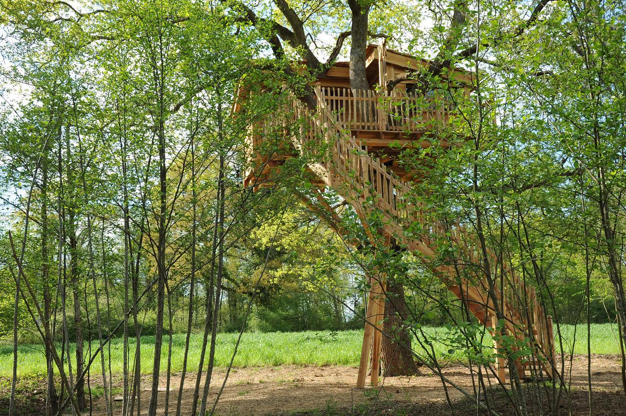 La Cabane Du Vieux Chene Susmiou Exteriör bild
