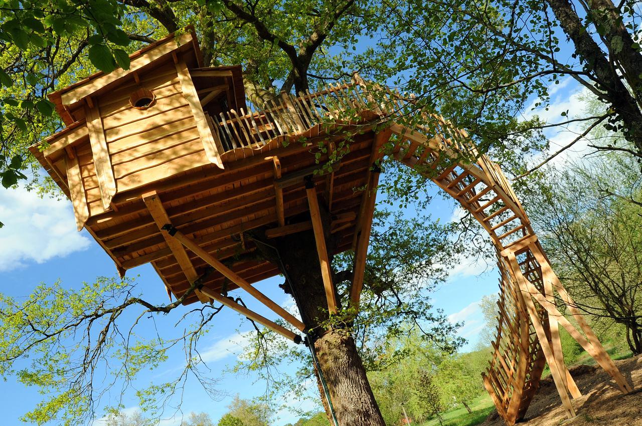 La Cabane Du Vieux Chene Susmiou Exteriör bild